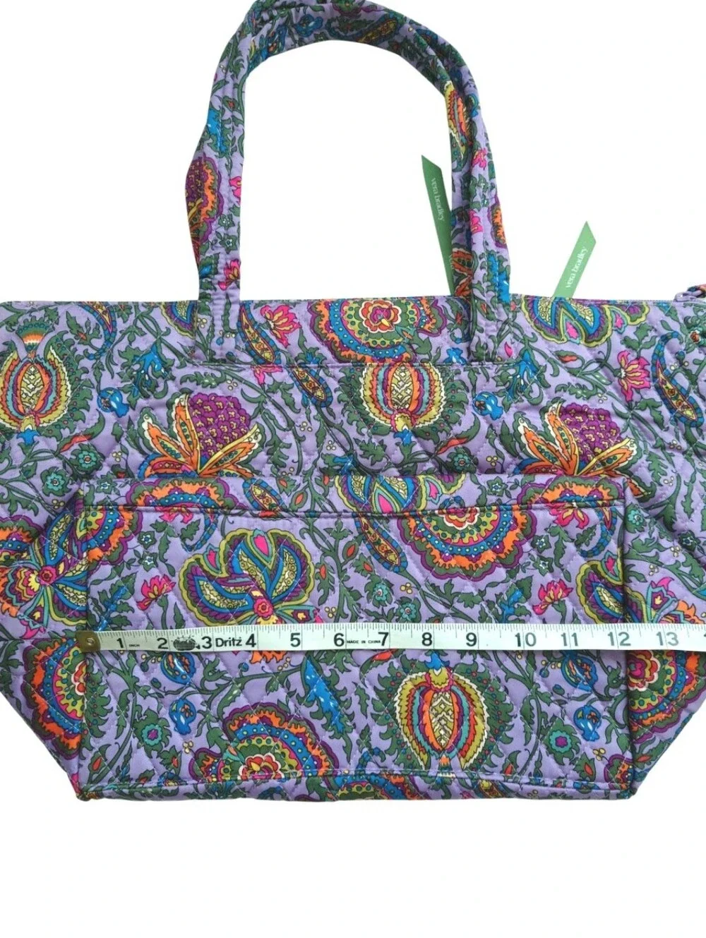 Vera Bradley Woodhill Shoulder Bag Tote Marrakesh Premium Quilted Cotton New